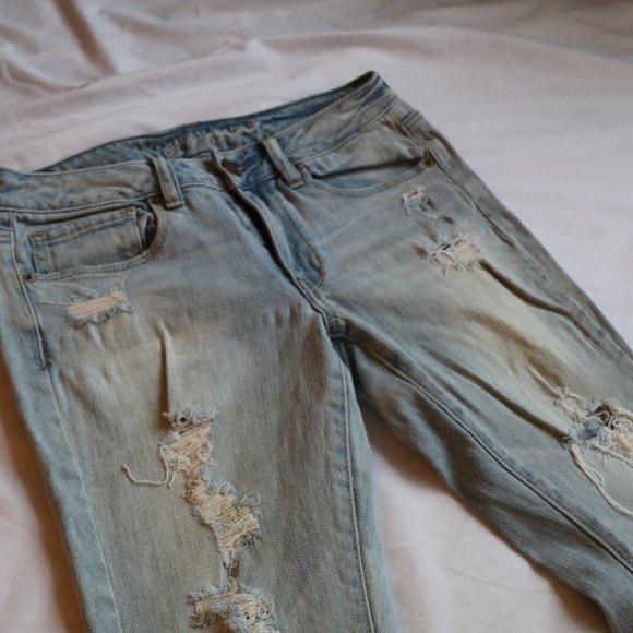 Light Wash Skinny Jeans - Picture 1 of 5